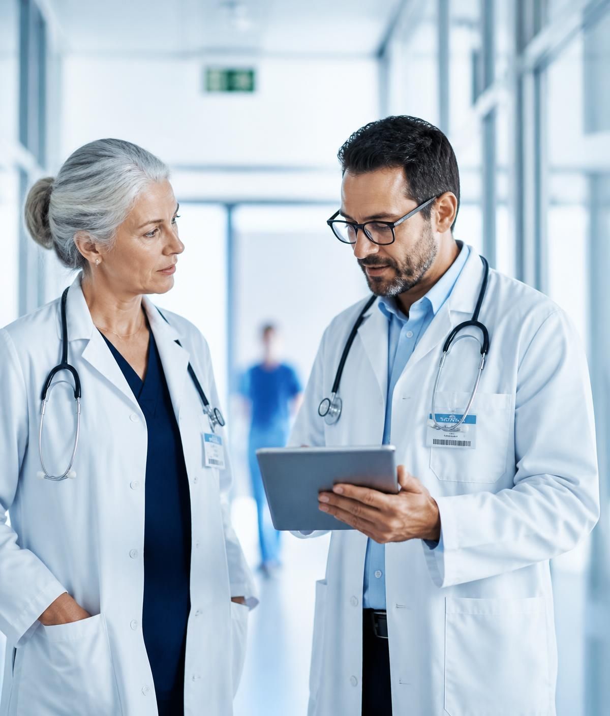 Zodic Healthcare consultants reviewing a patient case